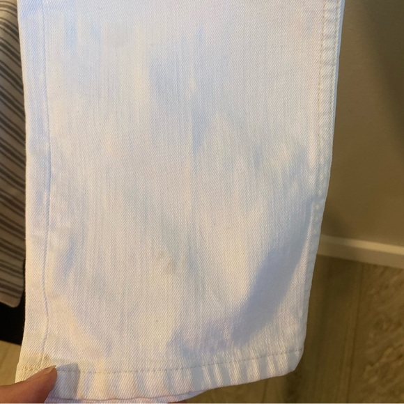 Women Mother White Jeans, Highwaisted size 28,Rider Skimp Jeans, Mother Superior - Picture 3 of 12